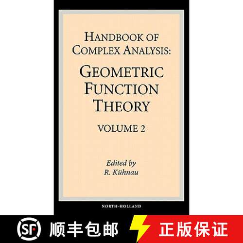 【3-4周达】精装 Handbook of Complex Analysis: Geometric Function Theory [9780444515476]