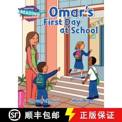 现货 Cambridge Reading Adventures Omar's First Day at School Pink B Band: - Omar's First Day at Schoo... [9781316608111]