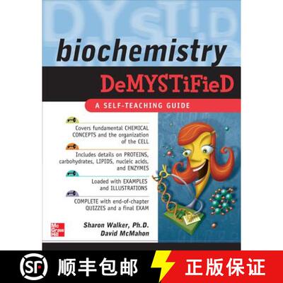 【3-4周达】Biochemistry Demystified [9780071495998]
