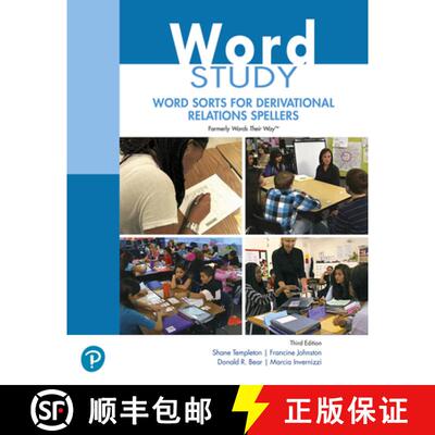 【3-4周达】Word Study: Word Sorts for Derivational Relations Spellers (Formerly Words Their Way(tm)) [9780138220204]