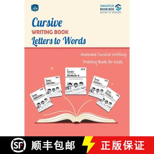 【3-4周达】SBB Cursive Writing Book Letters to Words [9789389288971]