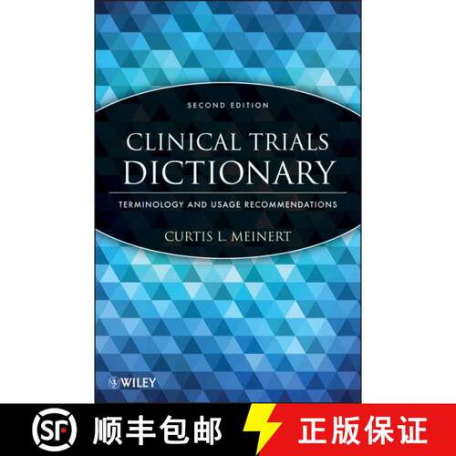 【3-4周达】精装 Clinical Trials Dictionary: Terminology And Usage Recommendations, Second Edition [Wi... [9781118295151]