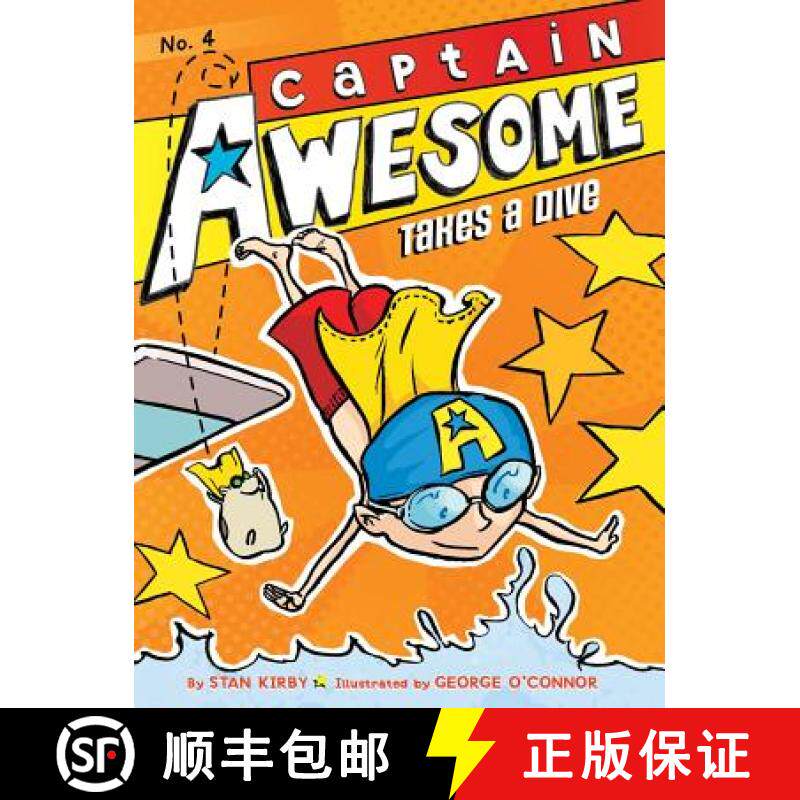 【3-4周达】Captain Awesome Takes a Dive: Volume 4 [9781442442030]
