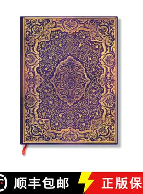 【3-4周达】Paperblanks Picaresque Picaresque Hardcover Journals Grande Unlined Elastic Band 128 Pg 12... [9781439798706]