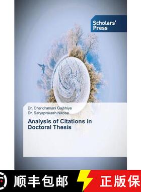 预订 Analysis of Citations in Doctoral Thesis [9783639717587]