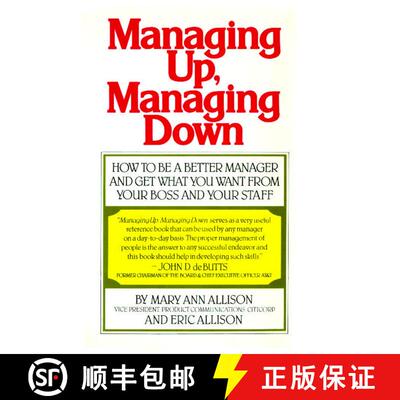 【3-4周达】Managing Up, Managing Down (Fireside) [9780671613440]