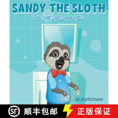 【3-4周达】精装 Sandy the Sloth washes his hands [9781637602904]