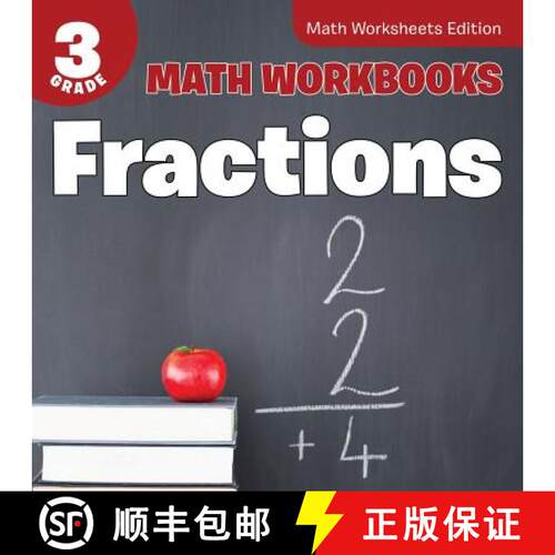 【3-4周达】3rd Grade Math Workbooks: Fractions | Math Worksheets Edition [9781682809563]