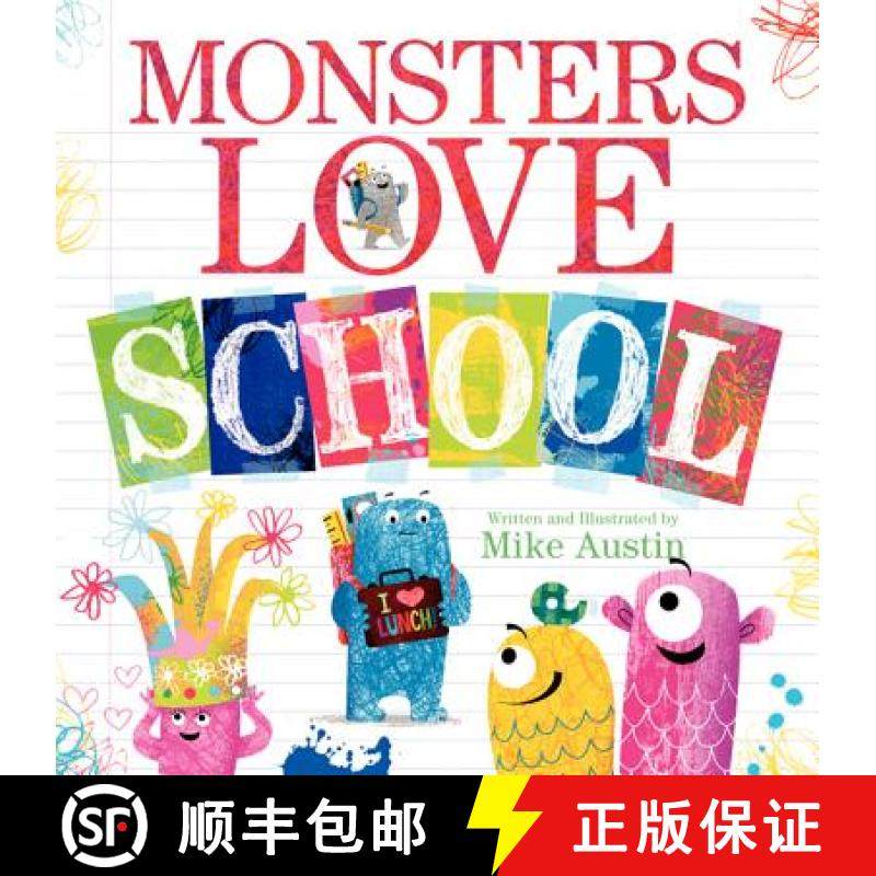 【3-4周达】Monsters Love School! [9780062286185]