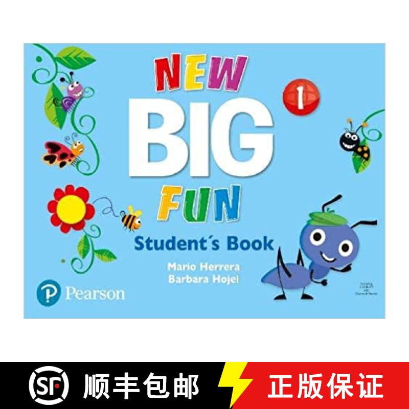 【3-4周达】Big Fun Refresh 1 Students Book CD-ROM LE and QR Code Workbook Pack [9781292304809]