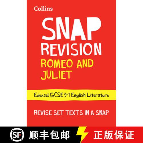 【3-4周达】Romeo and Juliet: Edexcel GCSE 9-1 English Literature Text Guide: Ideal for Home Learning,... [9780008353049]