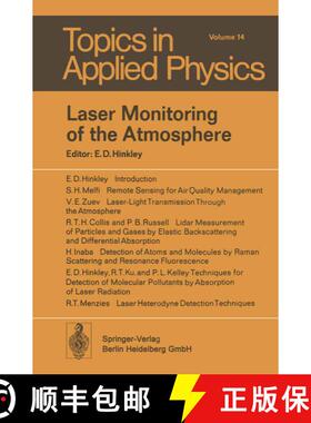 【3-4周达】Laser Monitoring of the Atmosphere (Softcover reprint of the original 1st ed. 1976) (Softc... [9783662312551]