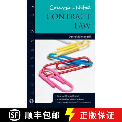 【3-4周达】Brickfield: Course Notes: Contract Law [9781444163087]