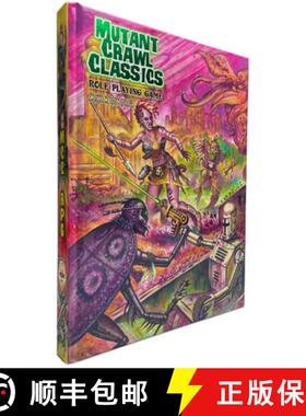 【3-4周达】Mutant Crawl Classics Core Rulebook - Hardcover Edition [9781946231048]