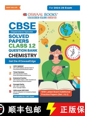 【3-4周达】Oswaal CBSE Question Bank Class 12 Chemistry, Chapterwise and Topicwise Solved Papers For ... [9789359584065]