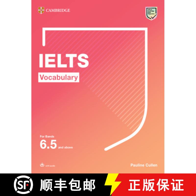 【3-4周达】IELTS Vocabulary For Bands 6.5 and above With Answers and Downloadable Audio [9781108907194]图片