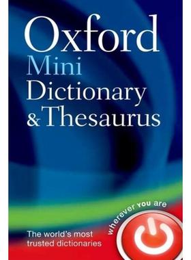 现货 牛津袖珍同义词典 Oxford Mini Dictionary and Thesaurus [9780199692637]