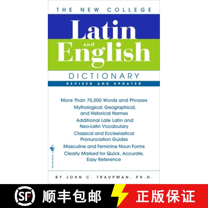 【3-4周达】The New College Latin & English Dictionary, Revised and Updated [9780553590128]