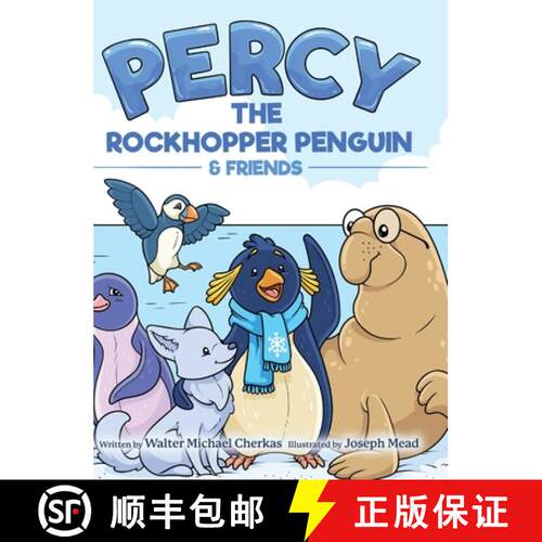 【3-4周达】精装 Percy the Rockhopper Penguin and Friends [9798822937451]
