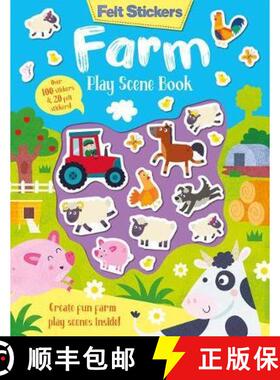 【3-4周达】Felt Stickers Farm Play Scene Book [9781789585285]