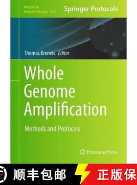 【3-4周达】Whole Genome Amplification: Methods and Protocols [9781493929894]