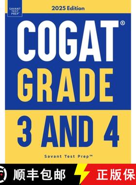 【3-4周达】COGAT Grade 3 and 4: Two Practice Tests - Level 9 and 10 [9798998826429]