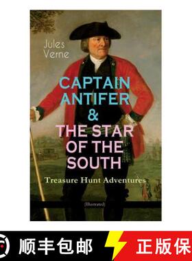 【3-4周达】CAPTAIN ANTIFER & THE STAR OF THE SOUTH - Treasure Hunt Adventures (Illustrated) [9788027332793]