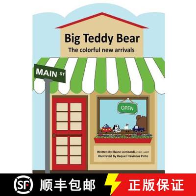 【3-4周达】Big Teddy Bear: The colorful new arrivals [9780986128721]
