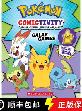 【3-4周达】Pokémon Comictivity: Galar Games: Activity Book with Comics, Stencils, Stickers, and More! [9781338670882]
