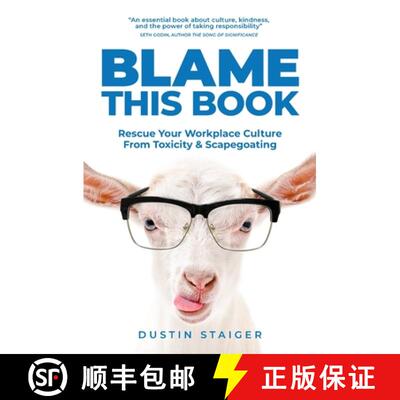 【3-4周达】Blame This Book: Rescue Your Workplace Culture from Toxicity & Scapegoating [9798987781401]