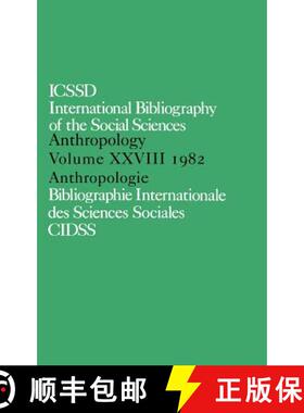 【3-4周达】Ibss: Anthropology: 1982 Vol 28 [9780422810609]