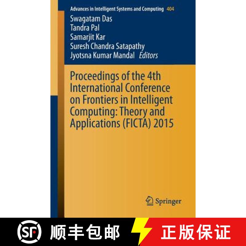 【3-4周达】Proceedings of the 4th International Conference on Frontiers in Intelligent Computing: The... [9788132226932]