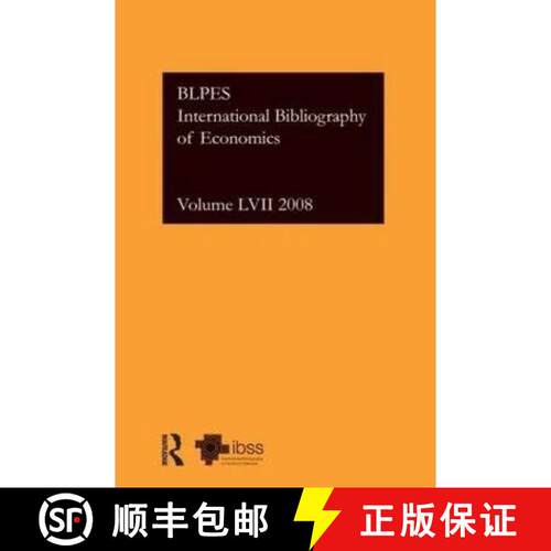 【3-4周达】精装 IBSS: Economics: 2008 Vol.57 : International Bibliography of the Social Sciences [9780415554640]