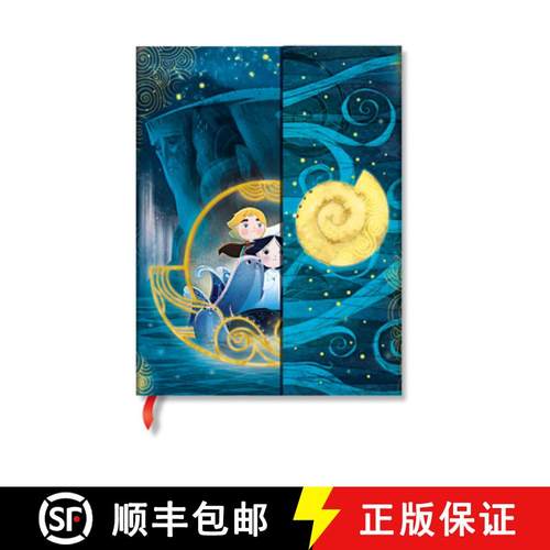 【3-4周达】Paperblanks Song of the Sea Irish Folklore Trilogy Hardcover Journals Ultra Unlined Wrap 1... [9781439799635]