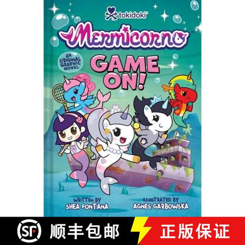 预订 精装 Mermicorno: Starfall--Game On!: An Early Graphic Novel [9781419783074]