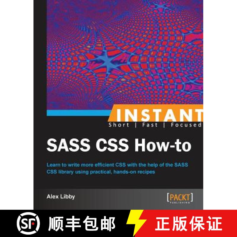 预订 Instant SASS CSS How-to [9781782163787]