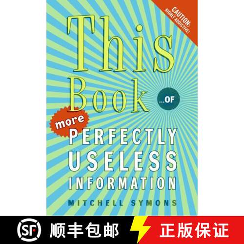 【3-4周达】This Book: ...of More Perfectly Useless Information [9780060828240]