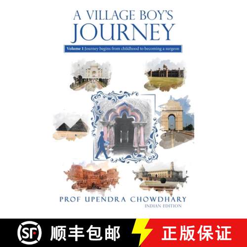 【3-4周达】A Village Boy's Journey: Volume 1: Journey begins from childhood to becoming a surgeon [9781543709995]