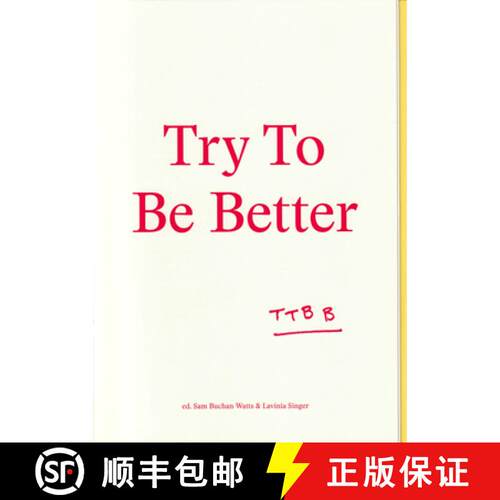 【3-4周达】Try To Be Better [9781916052000]