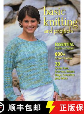 【3-4周达】Basic Knitting: Plus Projects [9780811713535]