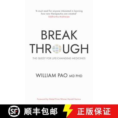 现货 突破 Breakthrough: The Quest for Life-Changing Medicines [9781836430605]