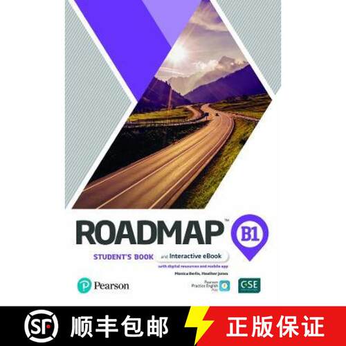 【3-4周达】Roadmap B1 Student's Book & Interactive eBook with Digital Resources & App [9781292393032]