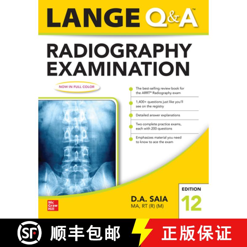 【3-4周达】Lange Q & A Radiography Examination 12e [9781260460445]