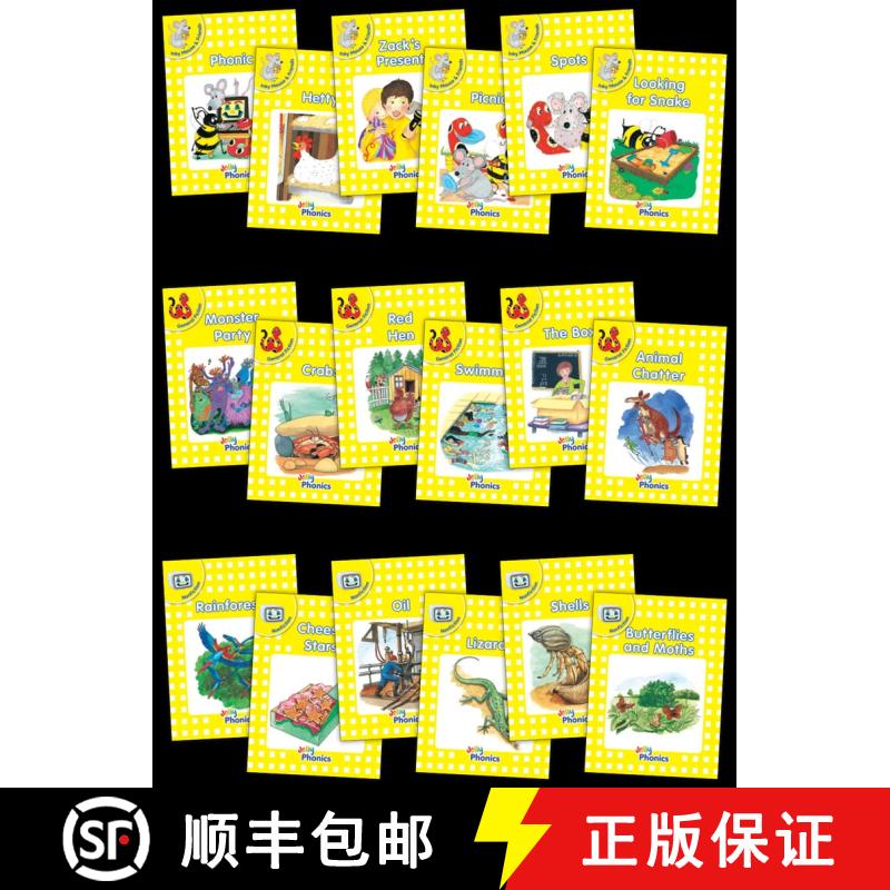 【3-4周达】Jolly Phonics Readers, Complete Set Level 2 : In Precursive Letters (British English edition) [9781844140916]