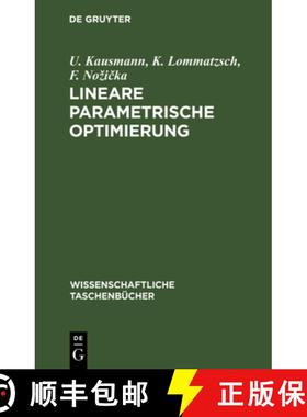 预订 Lineare parametrische Optimierung [9783112621578]