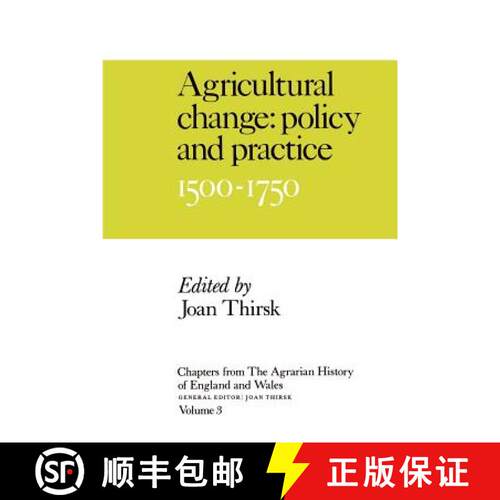 【3-4周达】Chapters from The Agrarian History of England and Wales: Volume 3, Agricultural Change: Po... [9780521368827]