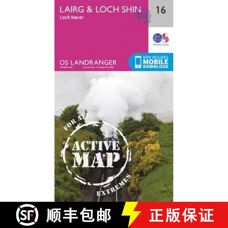 【2-3周达】Lairg & Loch Shin, Loch Naver [9780319473399]