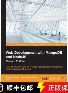 预订 Web Development with MongoDB and NodeJS - Second Edition [9781785287527]