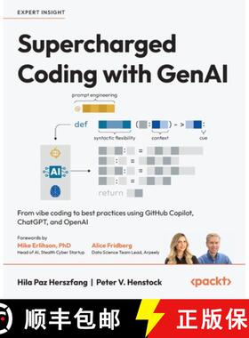 预订 Supercharged Coding with GenAI: From vibe coding to best practices using GitHub Copilot, ChatGPT... [9781836645290]