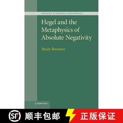 预订 精装 Hegel and the Metaphysics of Absolute Negativity [9781107033597]
